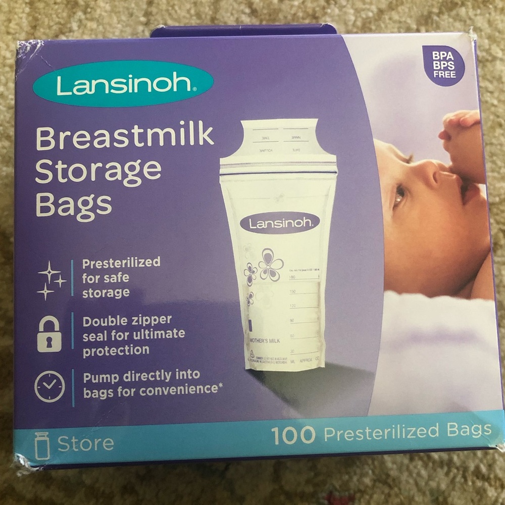 New Lansinoh Breastmilk storage Bags